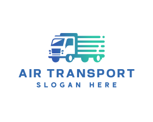 Truck Delivery Logistics logo design