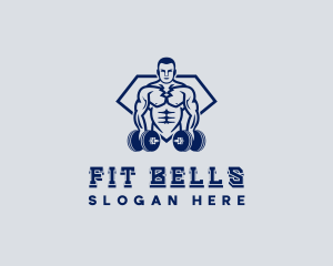 Dumbbell Gym Workout logo design