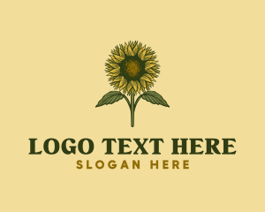 Florist Sunflower Floral logo