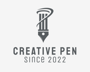 Pillar Pen Writer  logo design