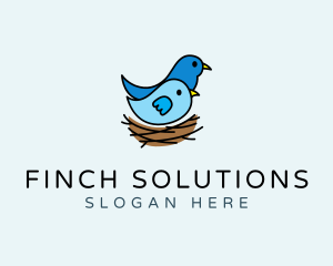 Bird Nest Wildlife logo design