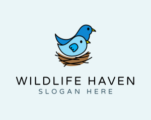 Bird Nest Wildlife logo design