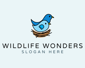 Bird Nest Wildlife logo design