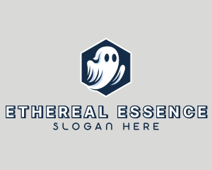 Spooky Halloween Ghost logo design