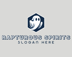 Spooky Halloween Ghost logo design