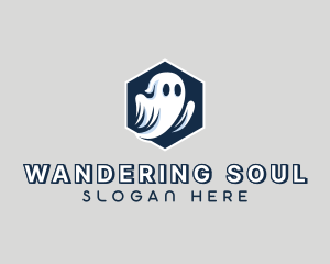 Spooky Halloween Ghost logo design