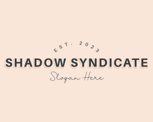 Hipster Shadow Brand logo design