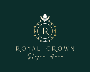 Royal Wreath Crown logo design