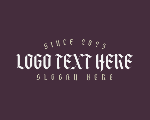 Gothic Streetwear Business logo