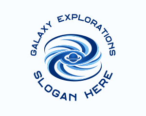 Blue Space Planetary logo design