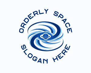 Blue Space Planetary logo design