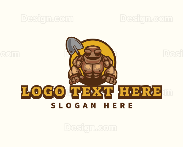 Mud Golem Shovel Logo