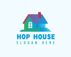 House Grass Yard logo design