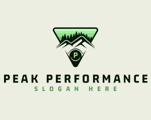 Mountain Peak Forestry logo design