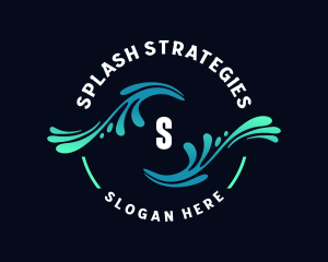 Water Wave Splash logo