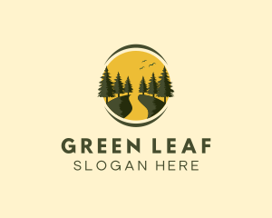 Outdoor Forest Path logo design