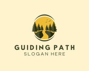 Outdoor Forest Path logo design