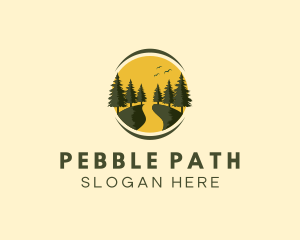 Outdoor Forest Path logo design