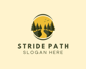 Outdoor Forest Path logo design