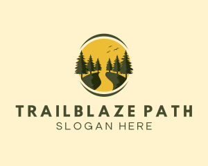 Outdoor Forest Path logo design