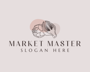 Artichoke Vegetable Market logo design