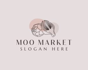 Artichoke Vegetable Market logo design