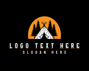 Outdoor Camping Teepee logo