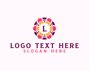 Decor Flower Pattern Logo