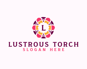 Decor Flower Pattern logo design