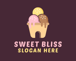 Ice Cream House  logo