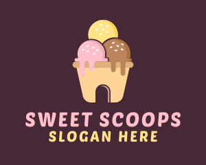 Ice Cream House  logo