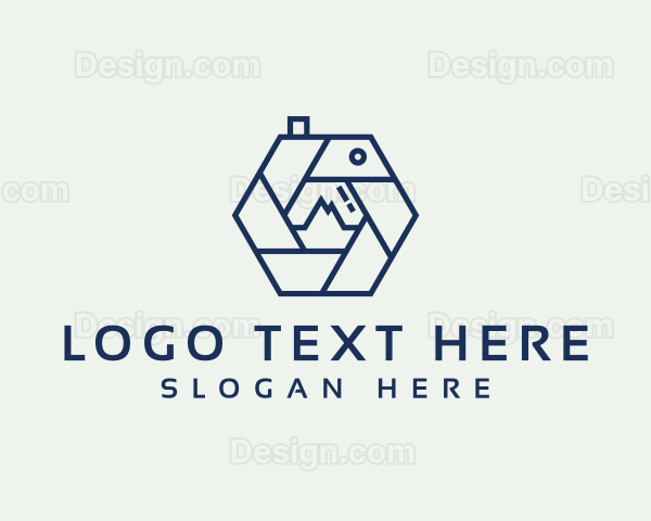 Hexagon Camera Shutter Logo
