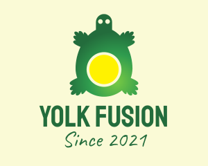 Egg Yolk Turtle  logo design