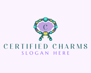 Beads Bracelet Charm logo design