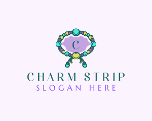 Beads Bracelet Charm logo design