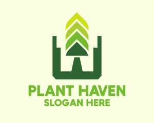 Botanic Plant Pot  logo design