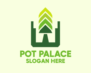 Botanic Plant Pot  logo design