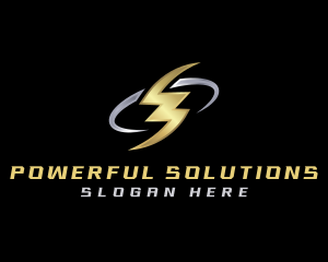 Lightning Energy Power logo design