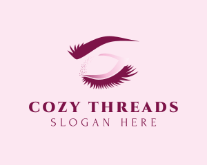 Eyebrow & Eyelash Beauty logo design