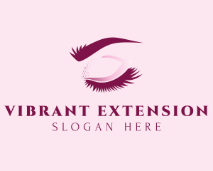 Eyebrow & Eyelash Beauty logo design