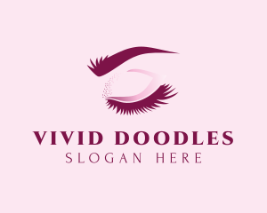 Eyebrow & Eyelash Beauty logo design