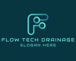 Tech Electronic Circuit logo design