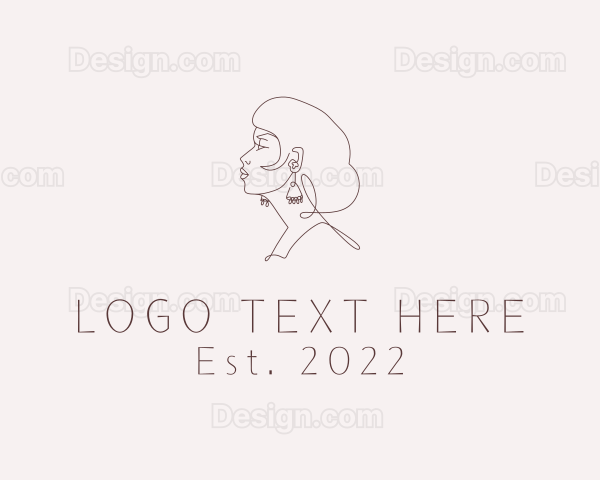 Luxury Woman Jewelry Logo