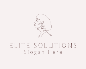 Luxury Woman Jewelry Logo