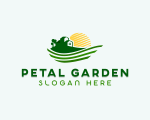 Farm Backyard Lawn logo design