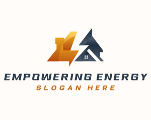 Lightning Energy Electricity logo design