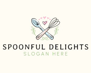 Whisk Bakery Spoon logo