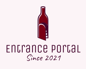 Maroon Cellar Door  logo design