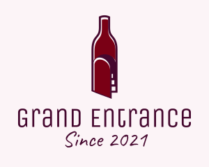 Maroon Cellar Door  logo design