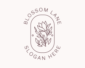 Flower Blossom Badge logo